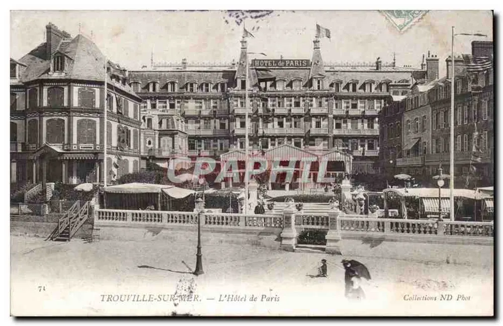Trouville-sur-Mer — O Hotel de Paris — Coleções ND Phot - Frente