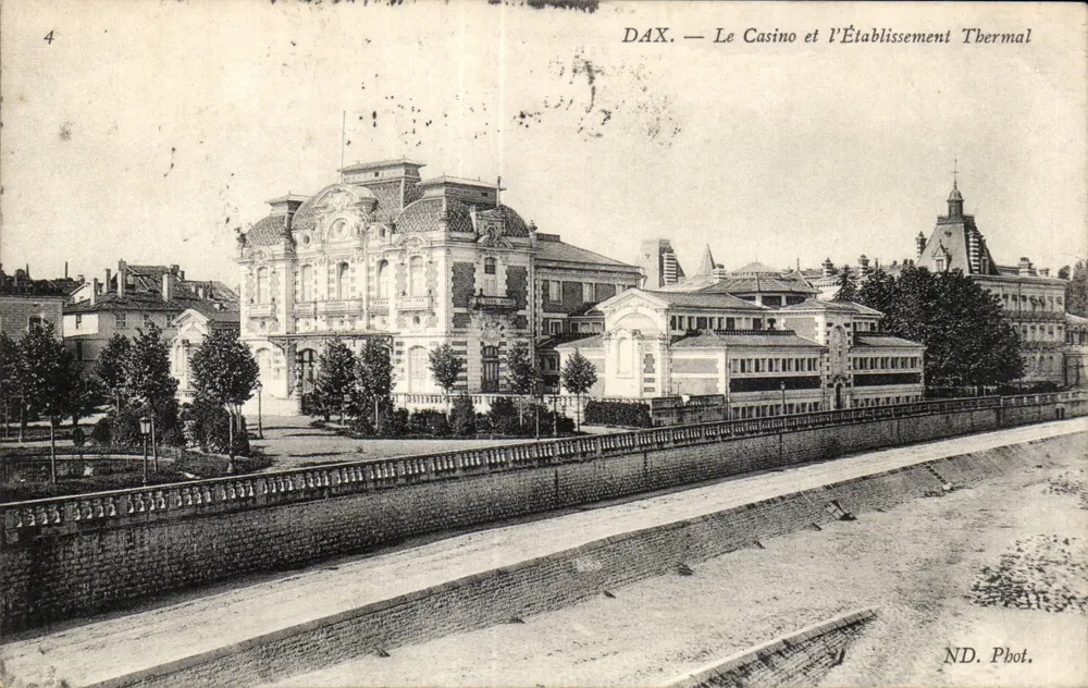 Dax — Das Casino und die Thermalanlage — ND. Phot. - Vorderseite