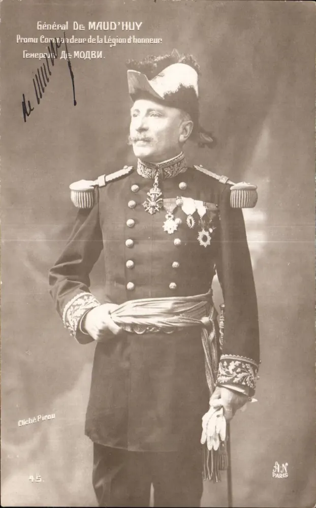 General De MAUD'HUY — Ernennung zum Kommandeur der Ehrenlegion — Chiché Pirou, n°45 - Vorderseite