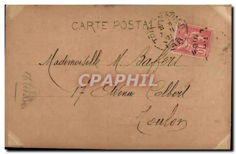 Żołnierze w polu walki — Podczas przerwy — zgodnie z E. Chaperon 1896 - Rewers