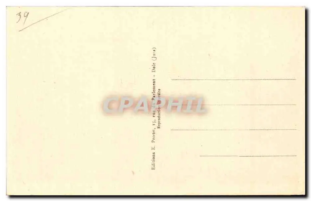 Saint-Claude (Jura) — Vista geral — A Franche-Comté Pittoresca — Edições E. Proret - Verso