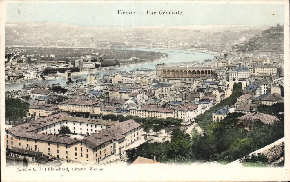Viena — Vista Geral — Cliché C. D. Blanchard, editor Viena - Frente