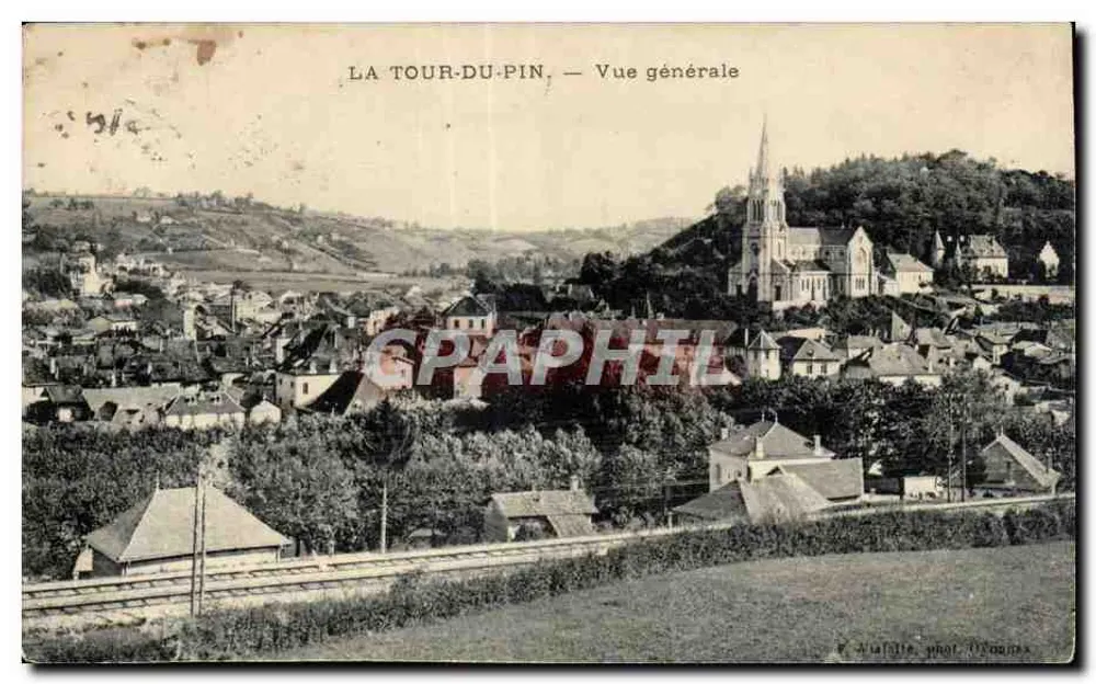 La Tour-du-Pin — Vista geral — A. Lafaille, fot. Ouvrages - Frente