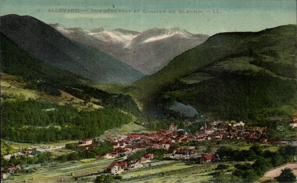 Allevard — Vista geral e glaciar do Gleyzin — LL - Frente