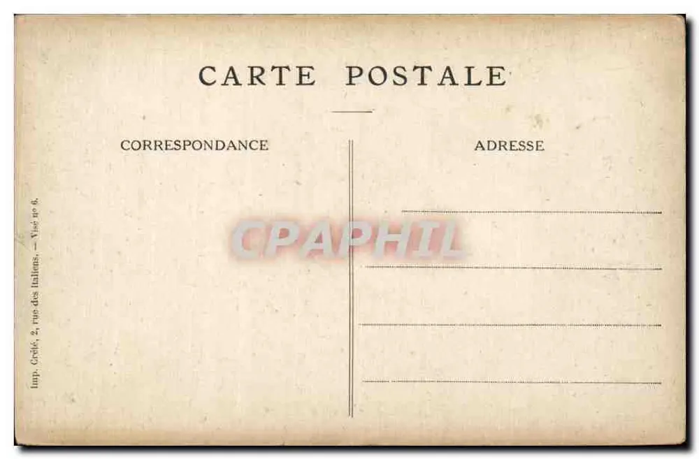 Cour d'honneur des Invalides — deutsche Maschinengewehre, von unseren tapferen Truppen der Champagne erobert (Sept. 1915.) — Cliché Pad. - Rückseite