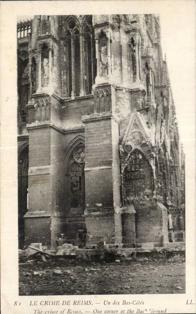 Der Verbrechen von Reims — Eine der Bus-Côtés — ÉDIA Paris-Versailles - Vorderseite