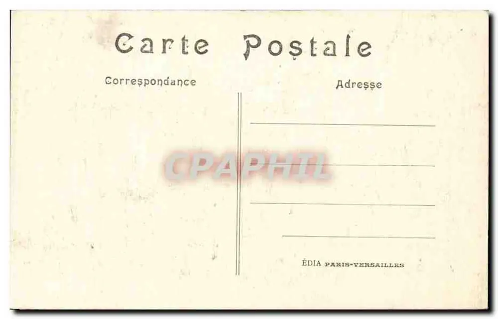Der Verbrechen von Reims — Eine der Bus-Côtés — ÉDIA Paris-Versailles - Rückseite