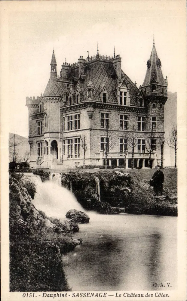 Dauphiné - SASSENAGE — O Castelo das Colinas. — Cl.A.V. — n° 0151 - Frente