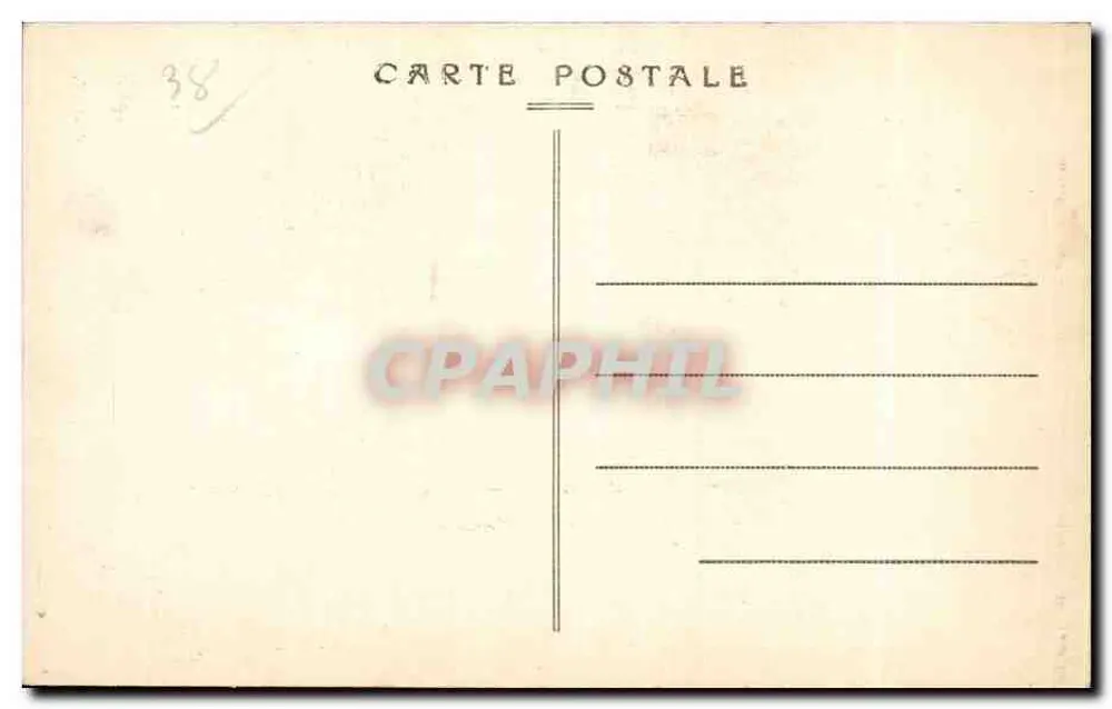 Dauphiné - SASSENAGE — O Castelo das Colinas. — Cl.A.V. — n° 0151 - Verso
