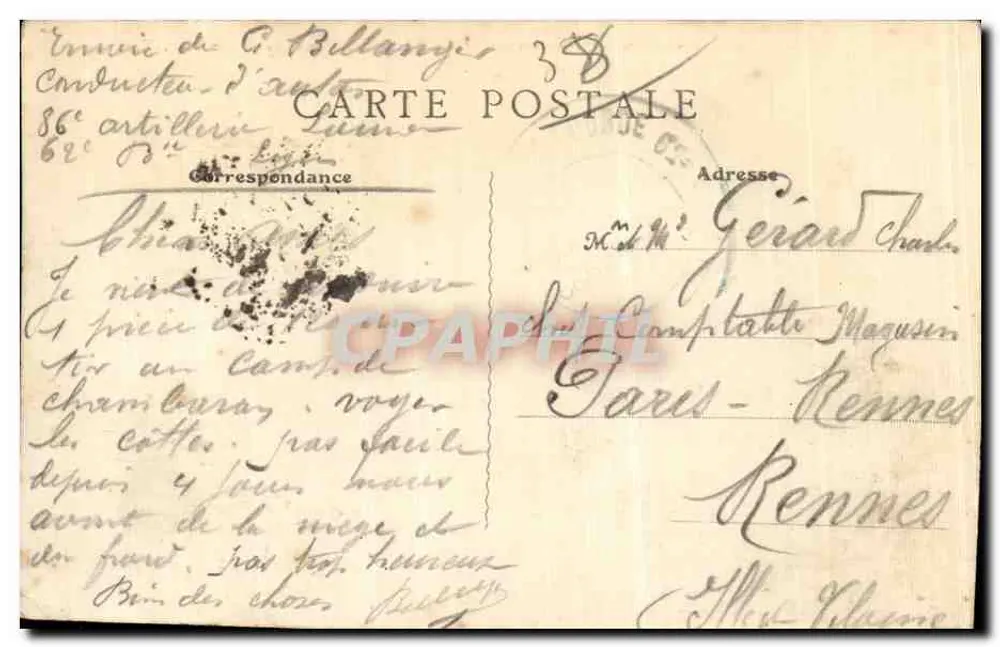 Wien (Isère) — Tal des Rhône und Mont-Pilat — B.F. Paris Nr. 138 - Rückseite