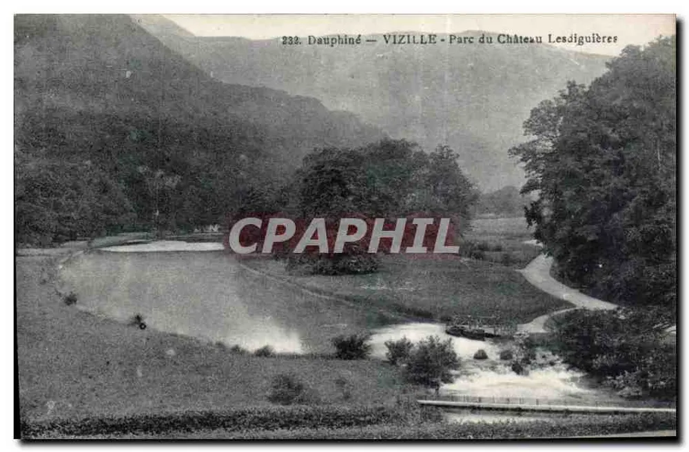 Vizille - Park des Schlosses Lesdiguières — Dauphiné, n°233 - Vorderseite