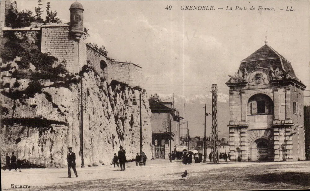 Grenoble — La Porte de France — Selecta, n°49 - Vorderseite
