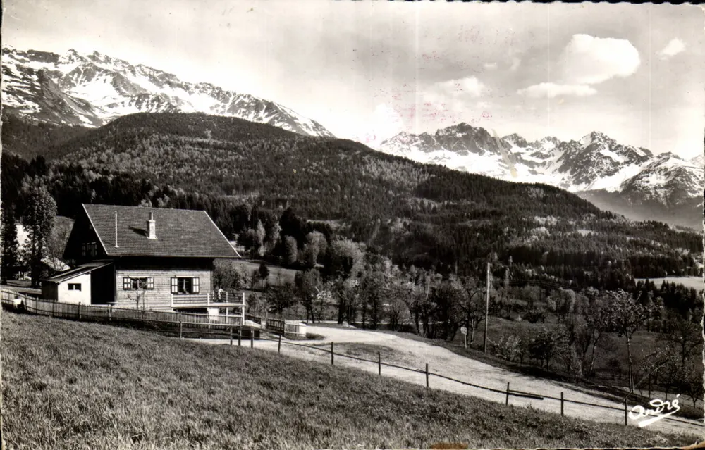 Les Adrets, Alpes francesas — Col des Ayes (Alt. 950 m) — Edição de Arte André, Grenoble - Frente