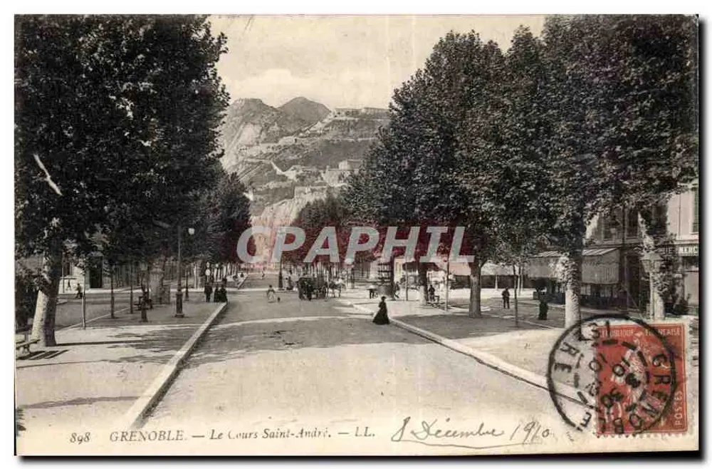 Grenoble — O Cours Saint-André — LL, n° 898 - Frente