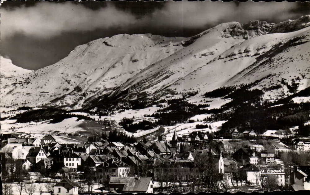 Villard-de-Lans — Vista geral — Edição « La Cigogne » Andrée Leconte - Frente