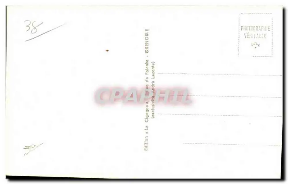 Villard de Lans — Les Cochettes — O Cornafion e o Col Vert — A Cigogne - Verso