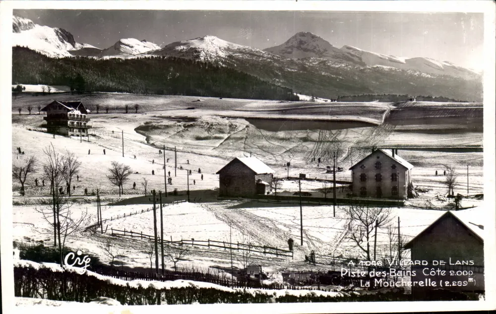 Villard de Lans — Pista de los Baños, La Moucherelle (2.200 m) — Cig — Edición « La Cigogne » - Anverso