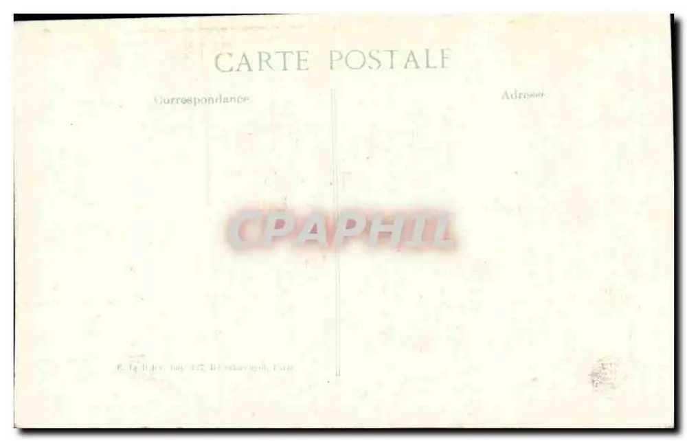 Kathedrale von Reims - Notre Dame — Wiederherstellung nach 1914 — Verlag E. La Drey, Paris - Rückseite