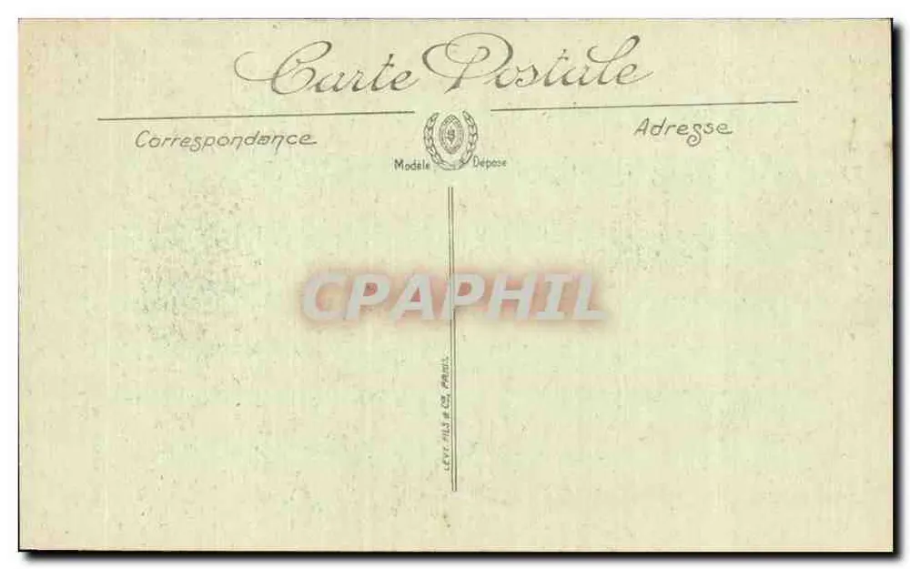 Catedral de Reims — Incêndio de 1914 — M. Leverage, Editor, Paris - Verso