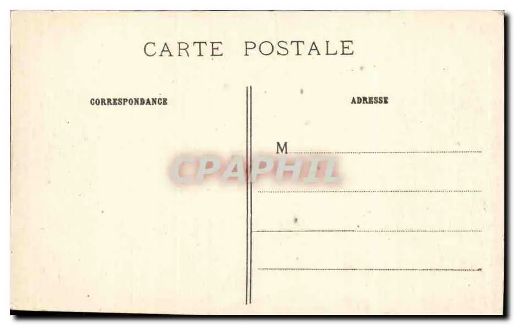 Albert (Somme) — Ruinen nach dem Durchgang der Barbaren — J. Courcier, 8, rue Simon-le-Franc, Paris - Rückseite