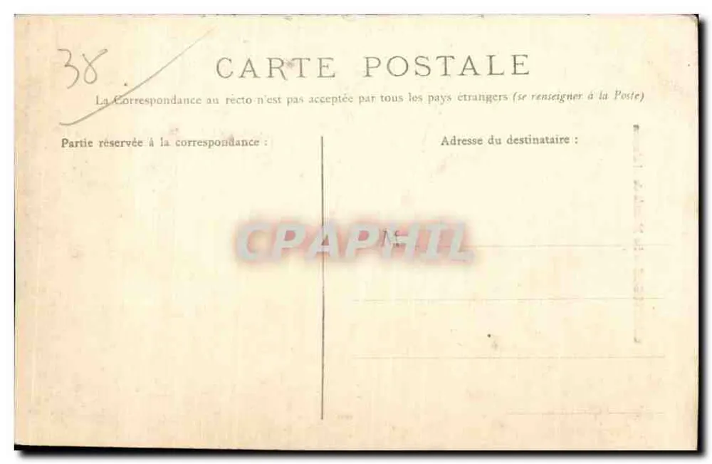 Grenoble — A Subida de Chalamon — Editor não identificado, n° de série 38 - Verso