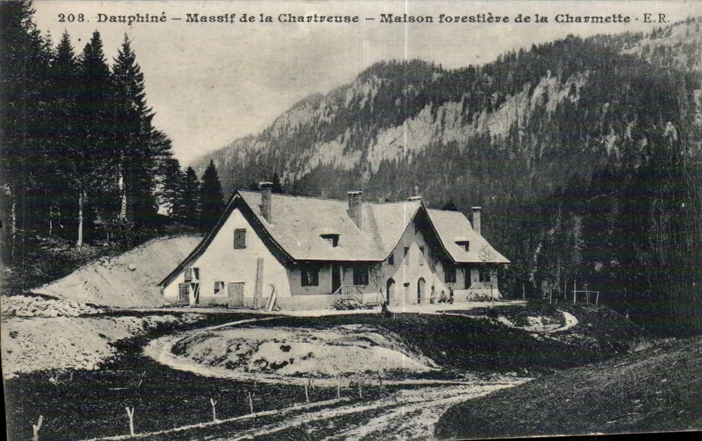 Dauphiné - Massif de la Chartreuse - Maison forestière de la Charmette - E.R. 208 - Vorderseite