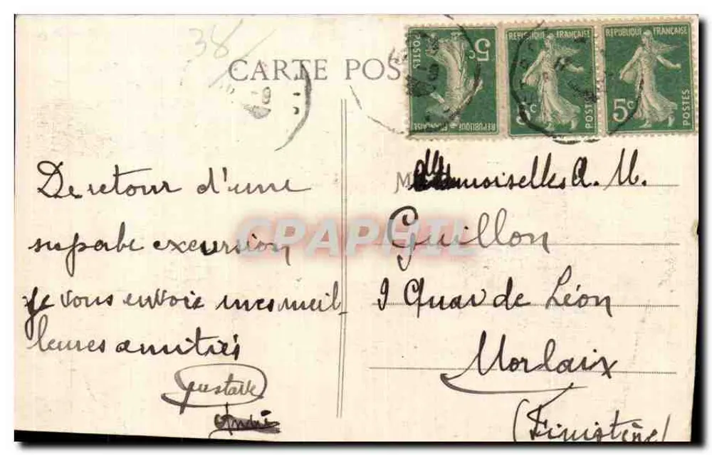 Dauphiné - Massif de la Chartreuse - Maison forestière de la Charmette - E.R. 208 - Rückseite