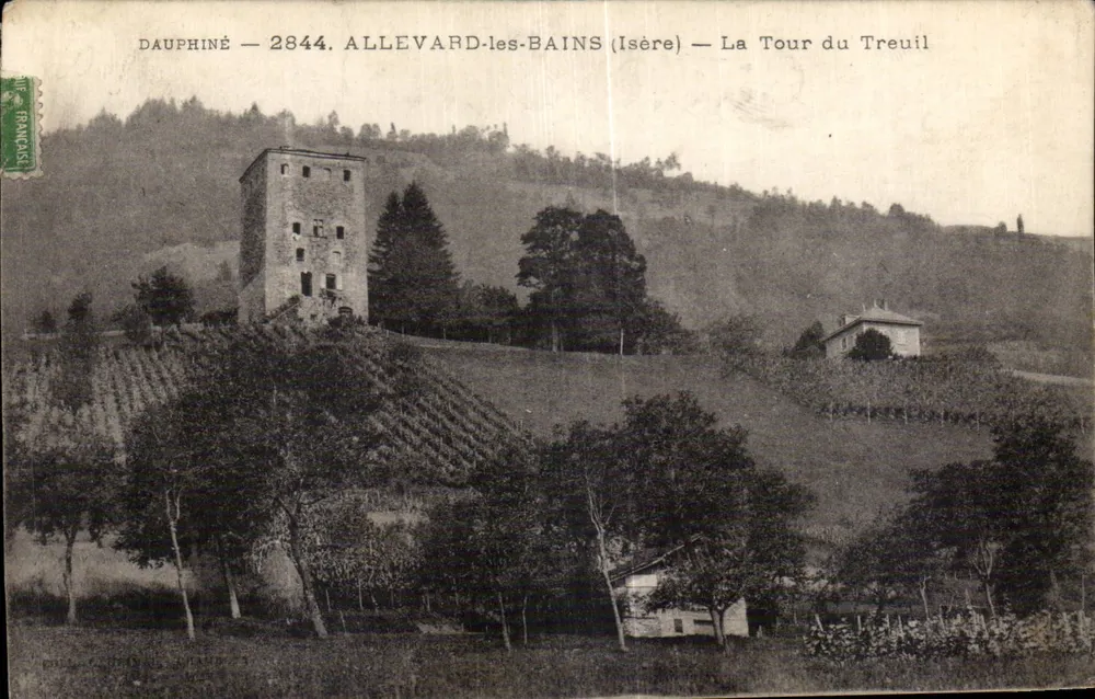 Allevard-les-Bains (Isère) — A Torre do Treuil — Dauphiné — 2844 - Frente