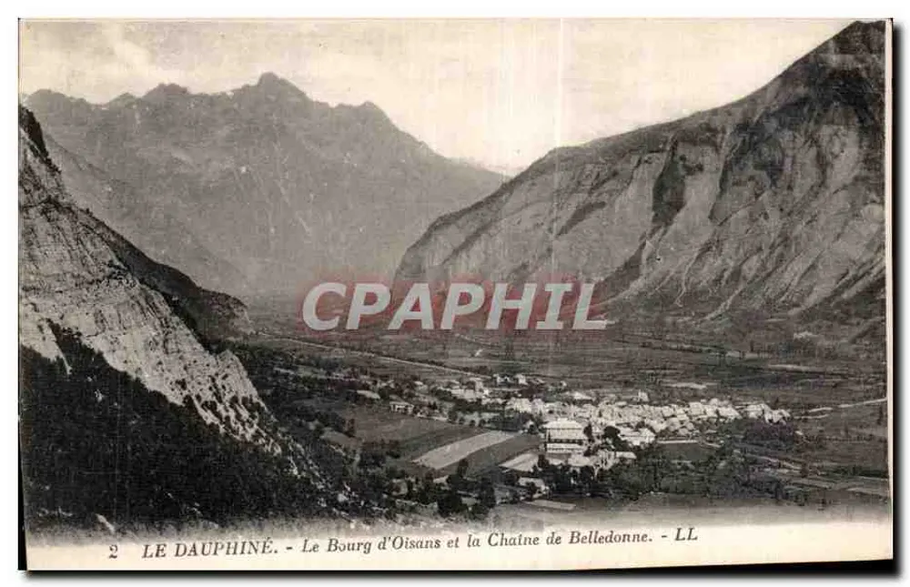 Das Dauphiné - Das Dorf Oisans und die Belledonne-Kette - LL - Vorderseite