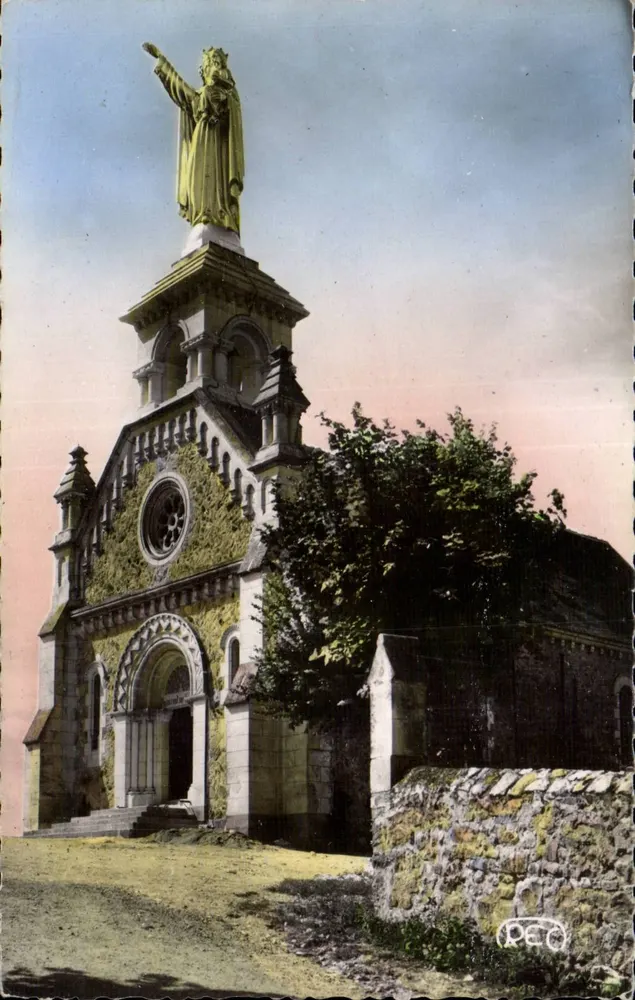 Chiesa di Santa Maria della Buona Donna — statua della Vergine Maria — editore PECO - Recto
