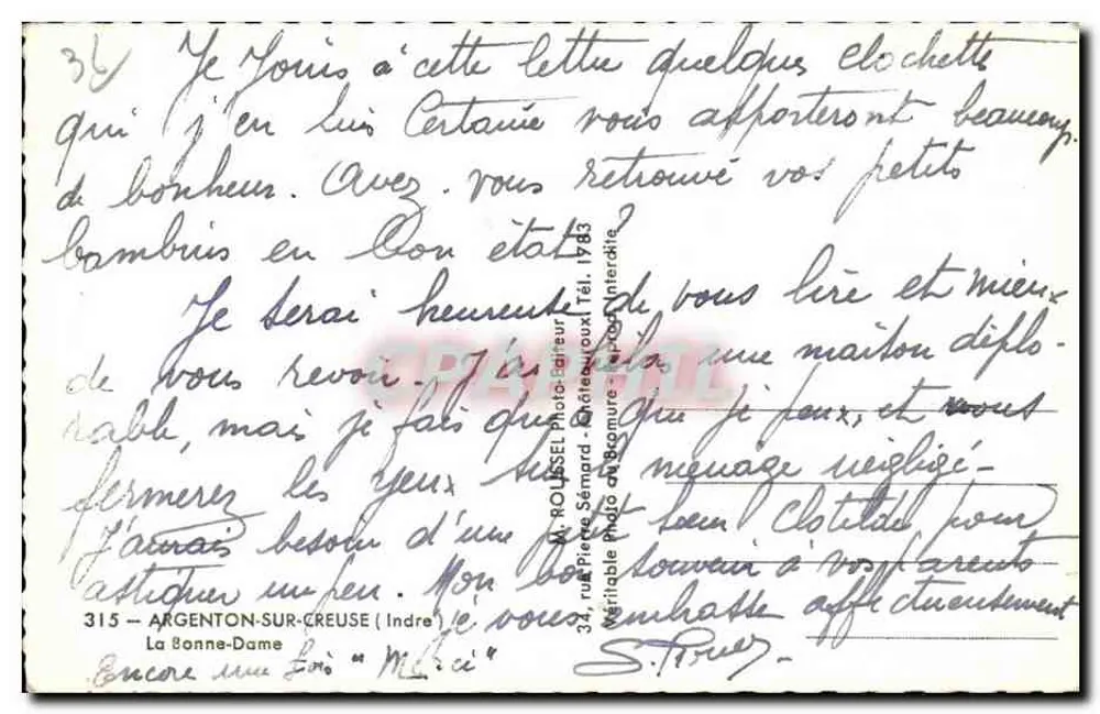 Chiesa di Santa Maria della Buona Donna — statua della Vergine Maria — editore PECO - Verso