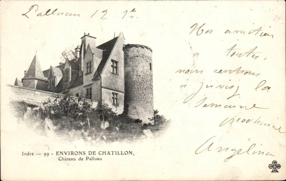 Castelo de Palluau — Environs de Chatillon, Indre — n°99 - Frente