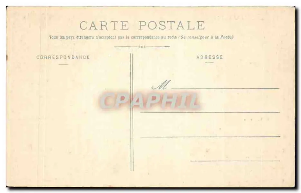 Herr und Frau Fallières — Präsidenten-Erinnerung — Foto von P. Boyer, Paris - Rückseite