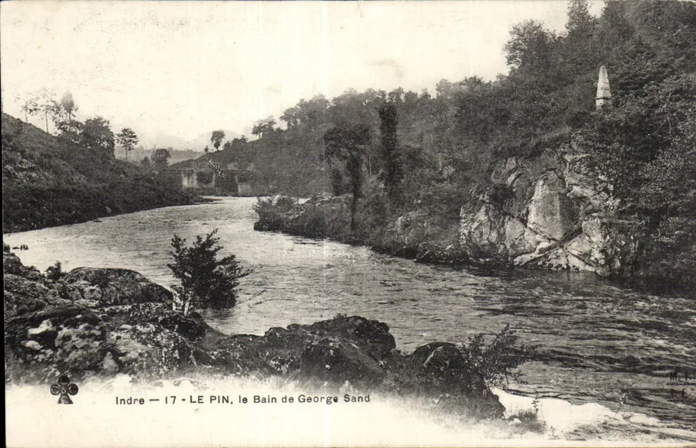 Indre — 17 — LE PIN, o Banho de George Sand - Frente