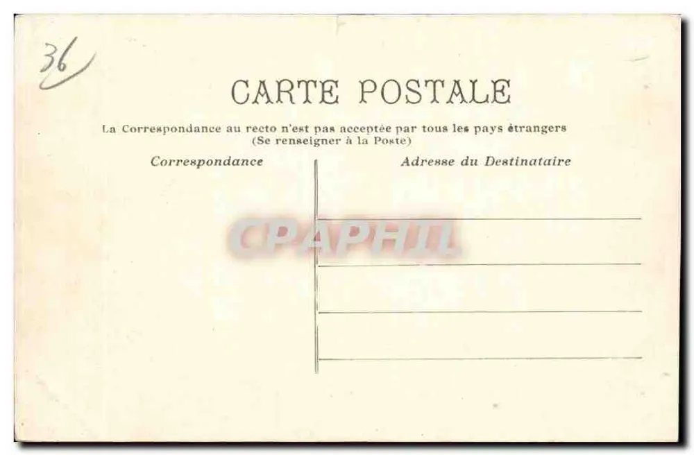 Indre — 17 — LE PIN, o Banho de George Sand - Verso