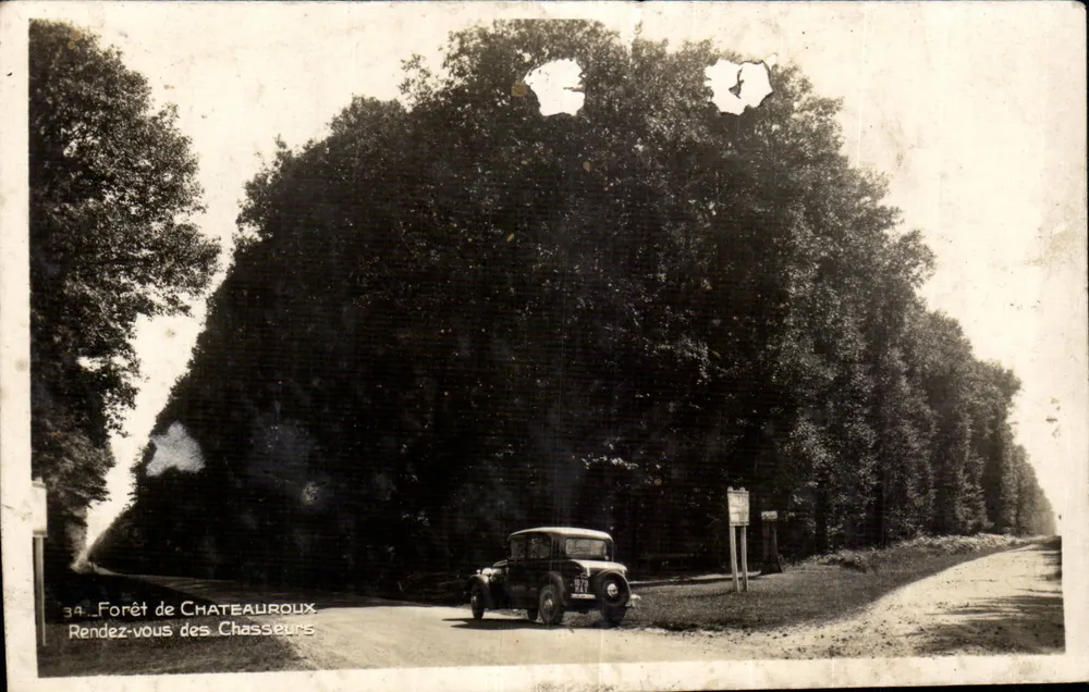 Forêt de Châteauroux — Treffen der Jäger — unbekannter Verleger, Nr. 34 - Vorderseite