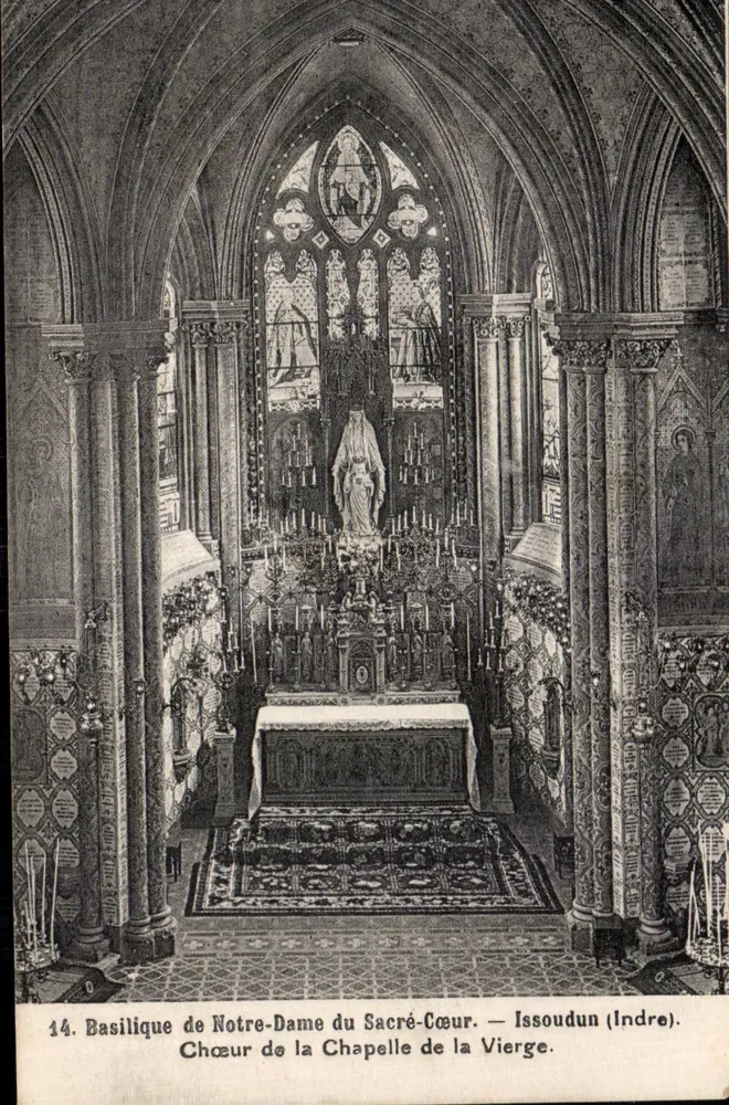 Basilika Notre-Dame du Sacré-Cœur — Chor der Kapelle der Jungfrau — Issoudun (Indre) - Vorderseite