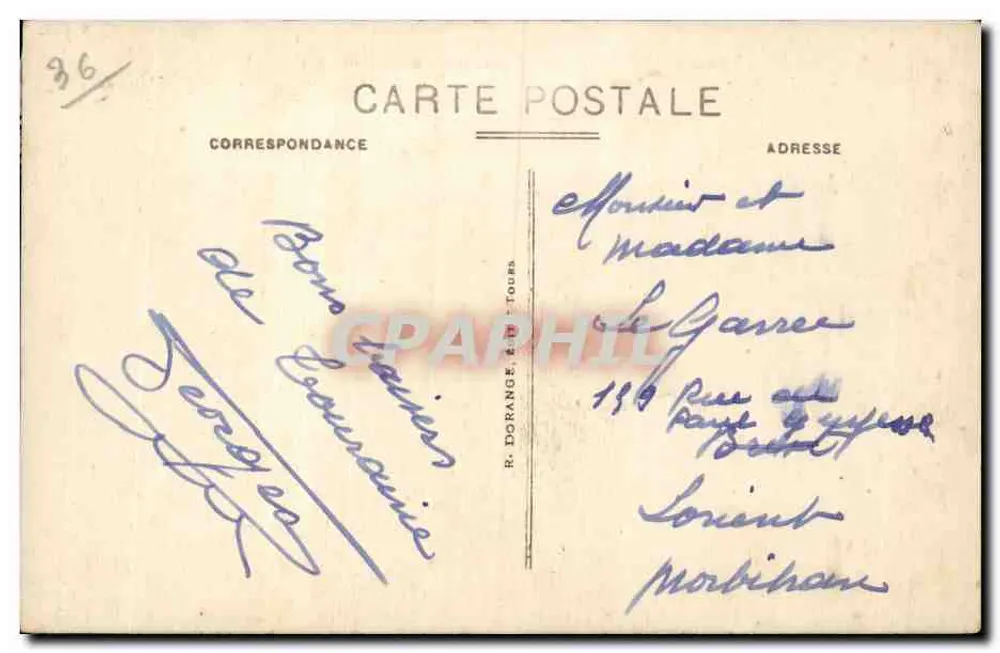 Valençay (Indre) — O Castelo (lado Nordeste) — R.D. - Verso
