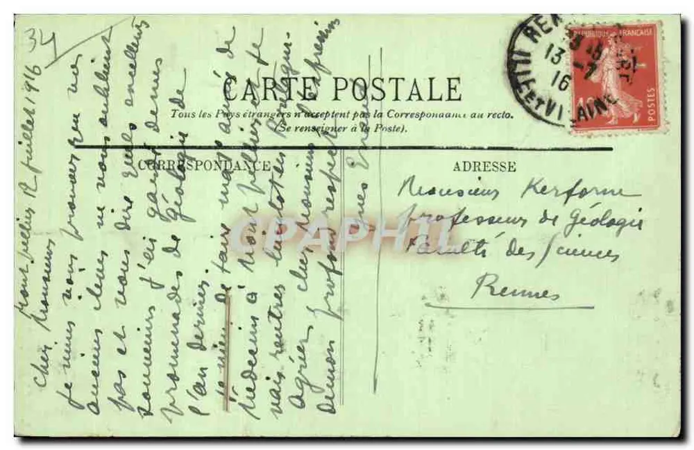 Montpellier — Lugar onde São Roque casado caiu e foi preso — LL - Verso