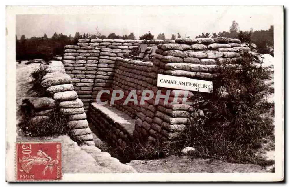 Cote de Vimy — 1. kanadische Linie — Ausgabe Stubs - Vorderseite
