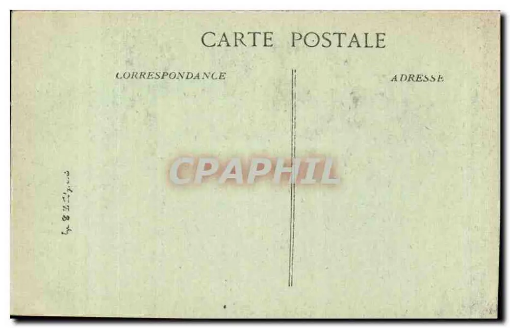 Verdun bombardiert — Rue Beaurepaire — Visé, Paris Nr. 1407 - Rückseite