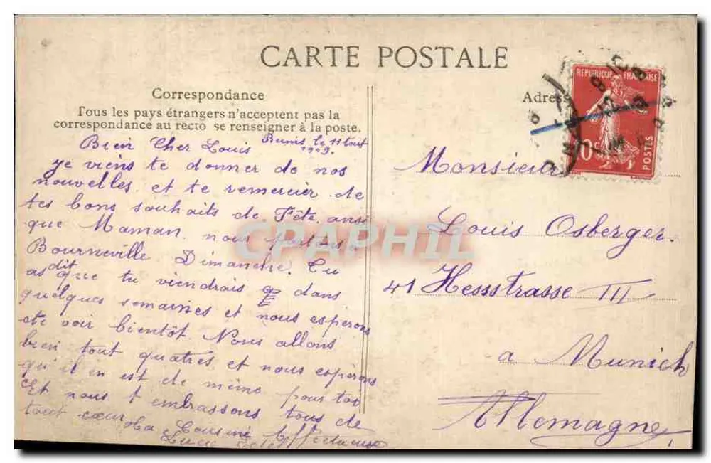 Jeanne d'Arc verbrannt in Rouen — LENEPEVEU — LENEPEVEU-Ausgabe - Rückseite
