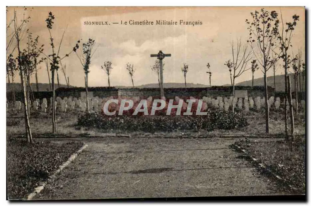 Signeux — Der französische Militärfriedhof — Verlag Gillet-Lebrun, Signeux - Vorderseite