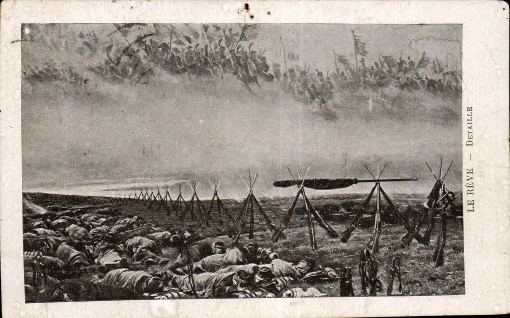 Batalha da Marne — cena de combate — Le Réve - Détaille - Frente