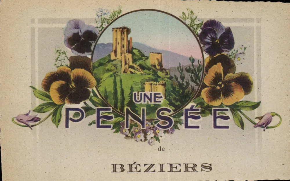 Uma Pensão de Béziers — Ruínas de Béziers — Editor ROB - Frente