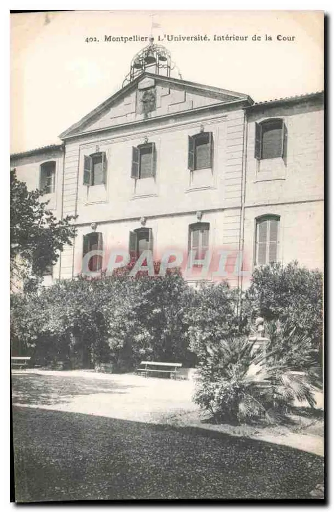 Montpellier — A Universidade, Interior da Cour — Edição Especial, Paris Montpellier - Frente