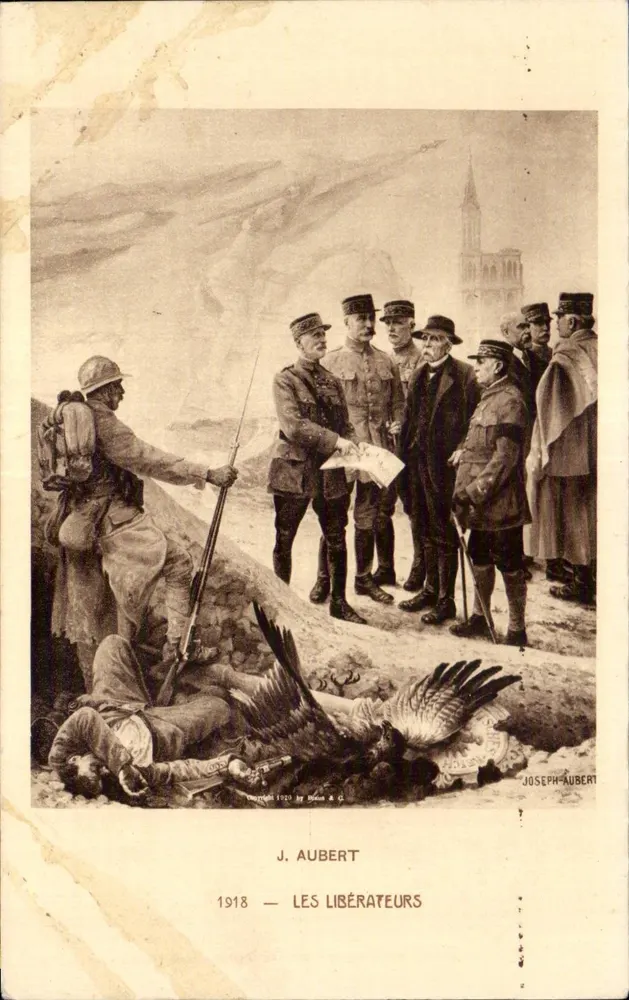 Die Befreier — 1918 — Joseph Aubert - Vorderseite