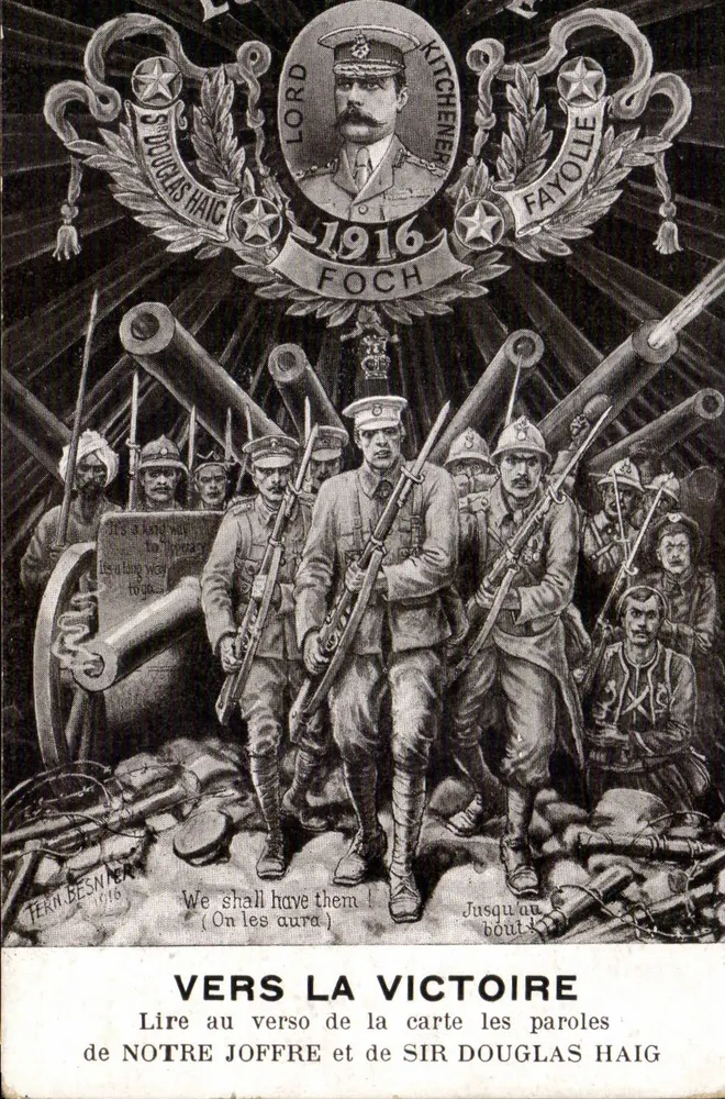 Zur Sieg — 1916 — Fern Besnier - Vorderseite