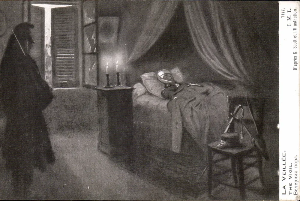 La Veillée — scène nocturne — I. M. L. et l'Illustration, n° 1777 - Frente
