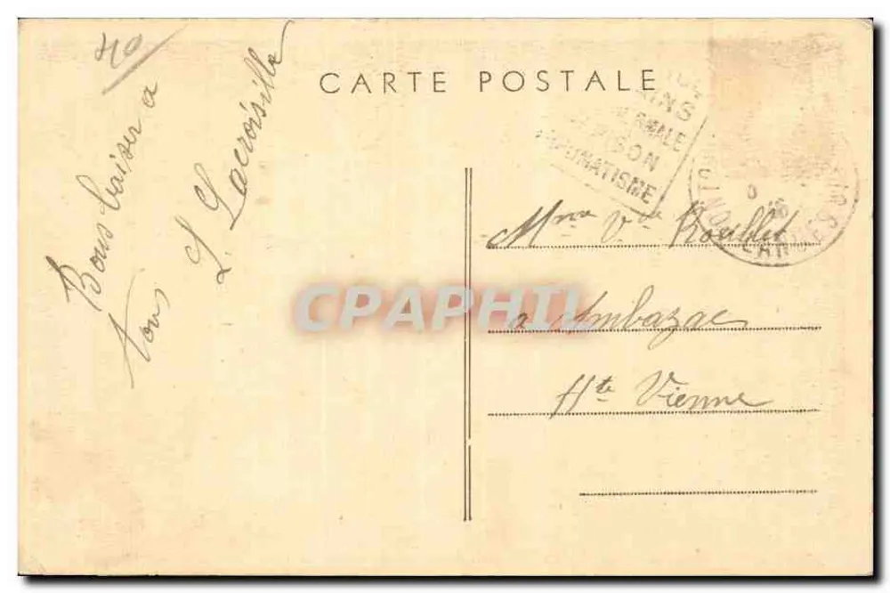 Estabelecimento Termal de Préchacq-les-Bains — Um Canto do Parque — Foto Albert & Dux - Verso